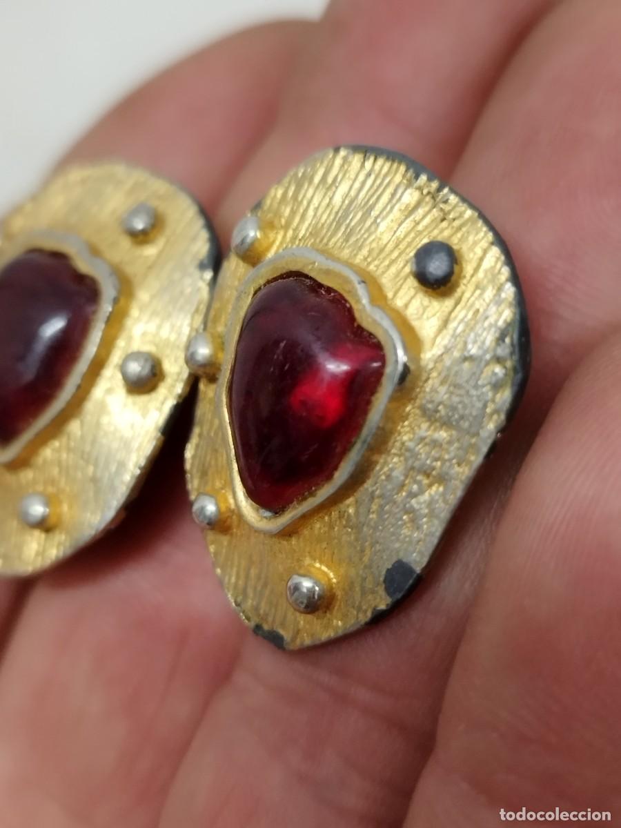 Joyeria: Antigua pareja, par de pendientes. - Foto 3