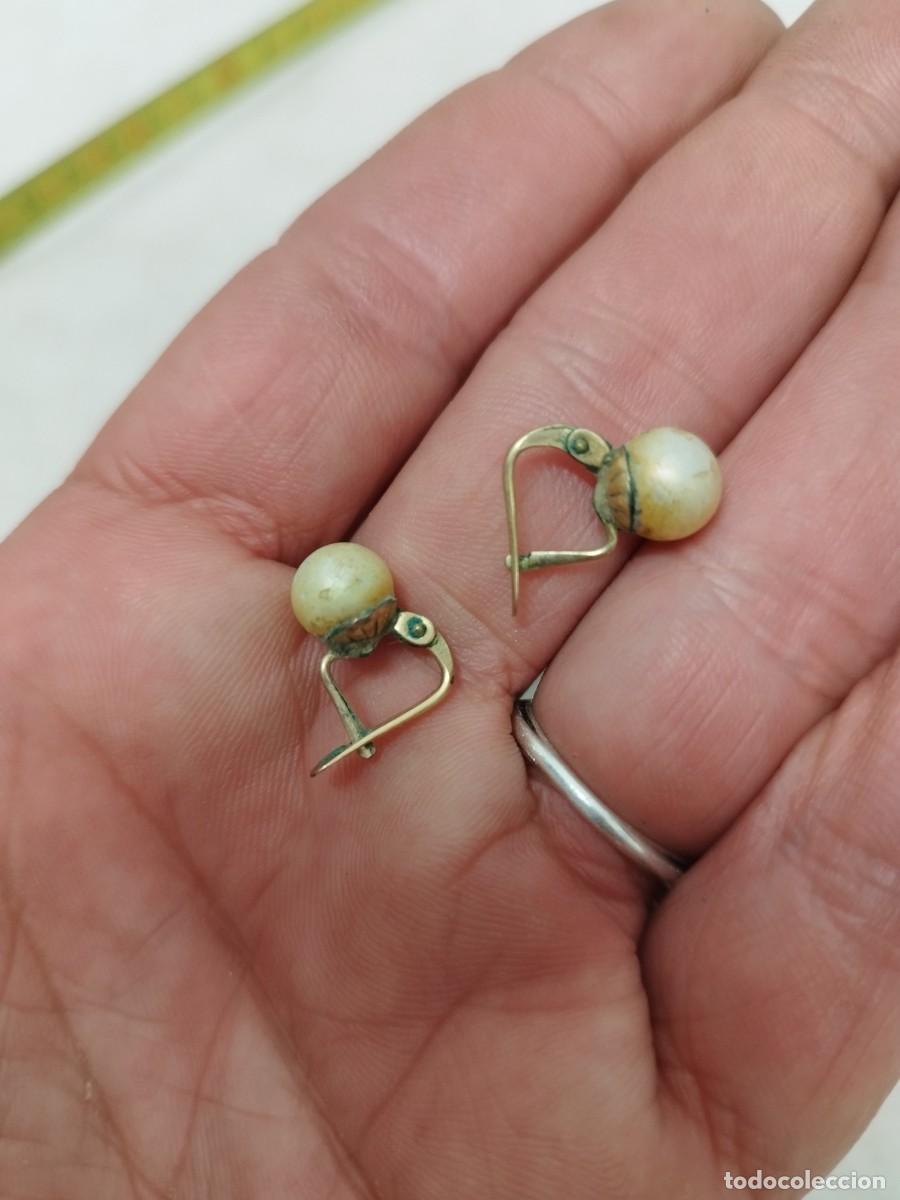 Joyeria: Antigua pareja, par de pendientes. - Foto 2