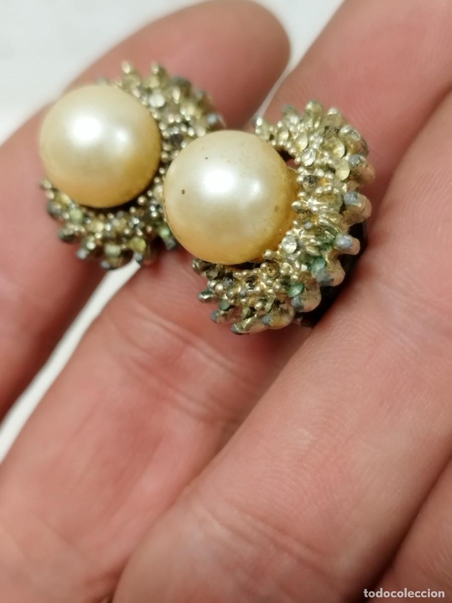 Joyeria: Antigua pareja, par de pendientes. - Foto 2