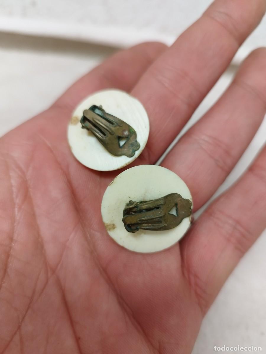 Joyeria: Antigua pareja, par de pendientes. - Foto 3