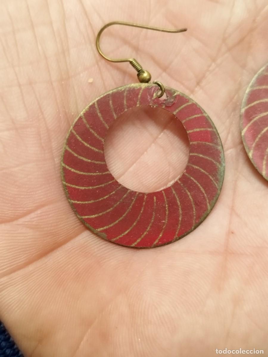 Joyeria: Antigua pareja, par de pendientes. - Foto 2