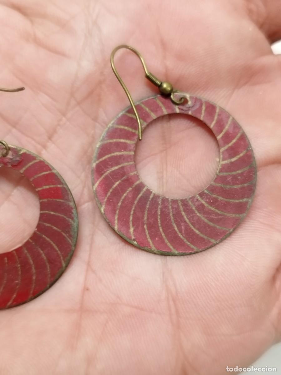 Joyeria: Antigua pareja, par de pendientes. - Foto 3