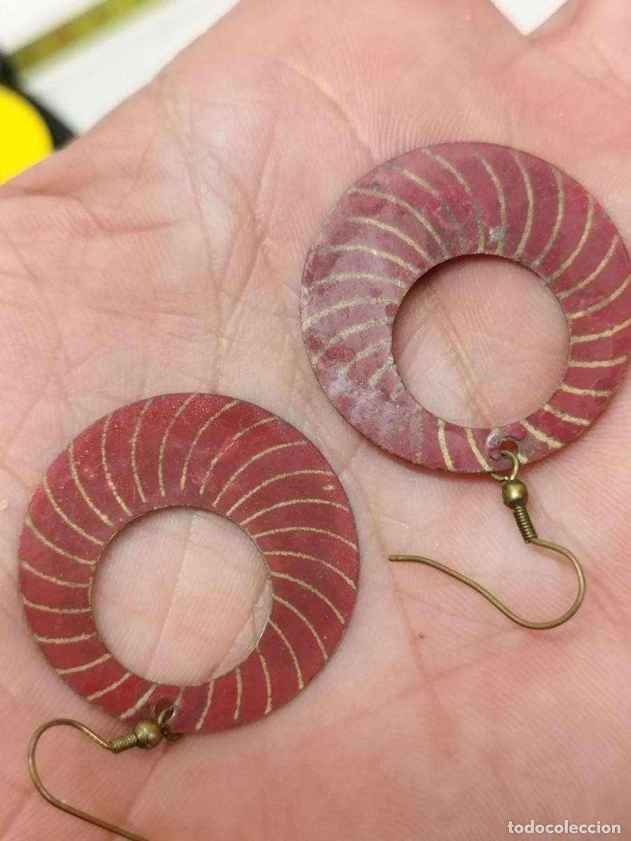 Joyeria: Antigua pareja, par de pendientes. - Foto 4