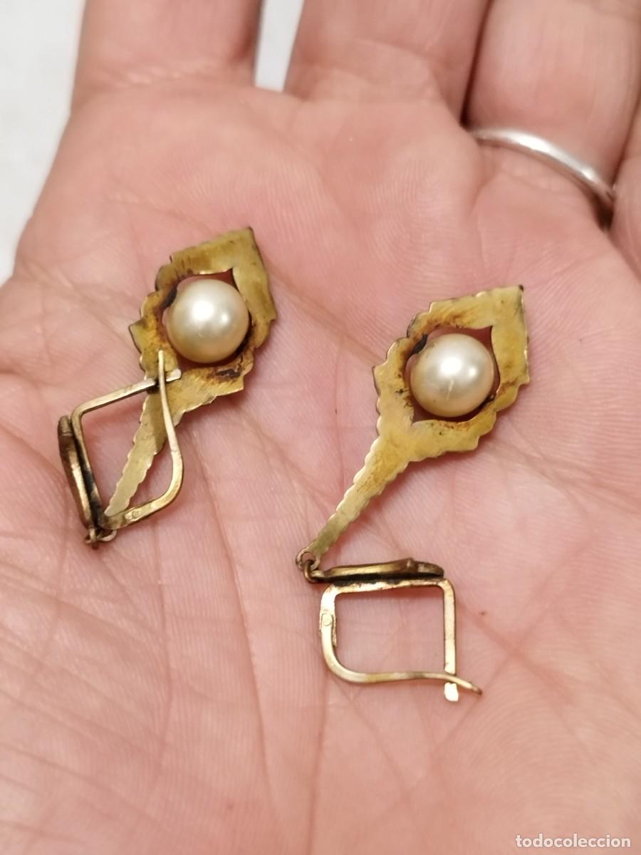 Joyeria: Antigua pareja, par de pendientes. - Foto 3