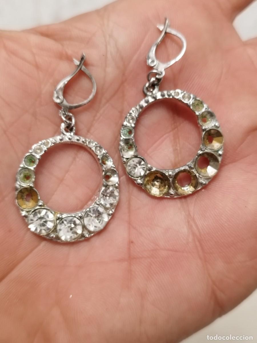 Joyeria: Antigua pareja, par de pendientes. A restaurar. - Foto 2