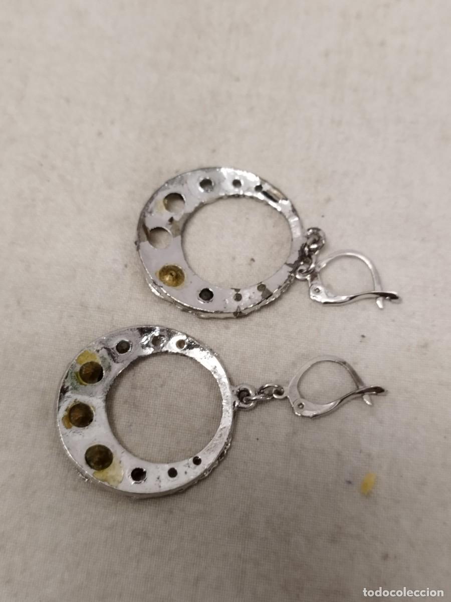 Joyeria: Antigua pareja, par de pendientes. A restaurar. - Foto 3