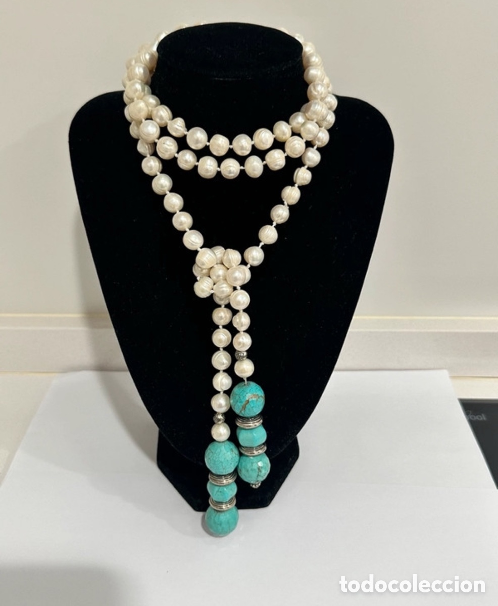 Joyeria: COLLAR DE PERLAS y TURQUESAS - Foto 1