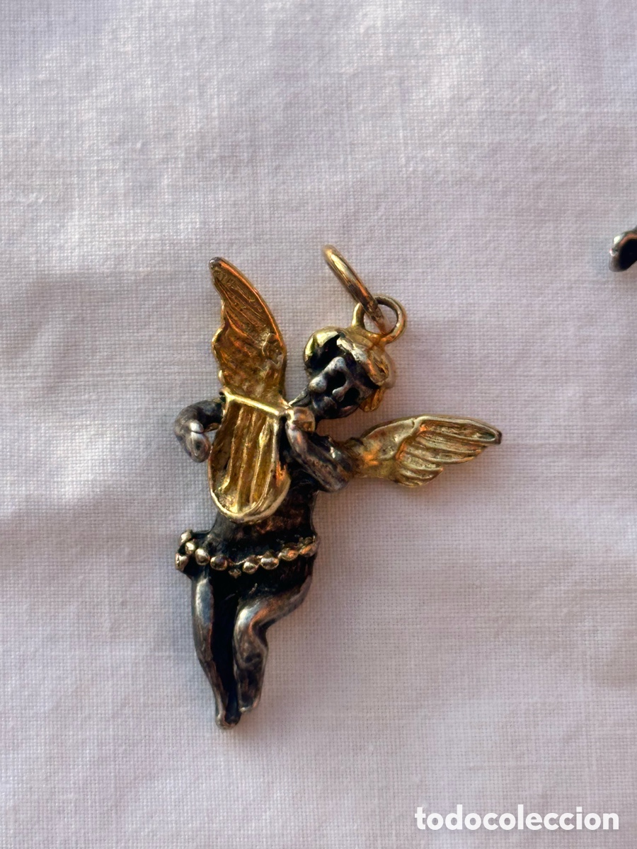Joyeria: Pareja colgantes angelitos querubines - Foto 2