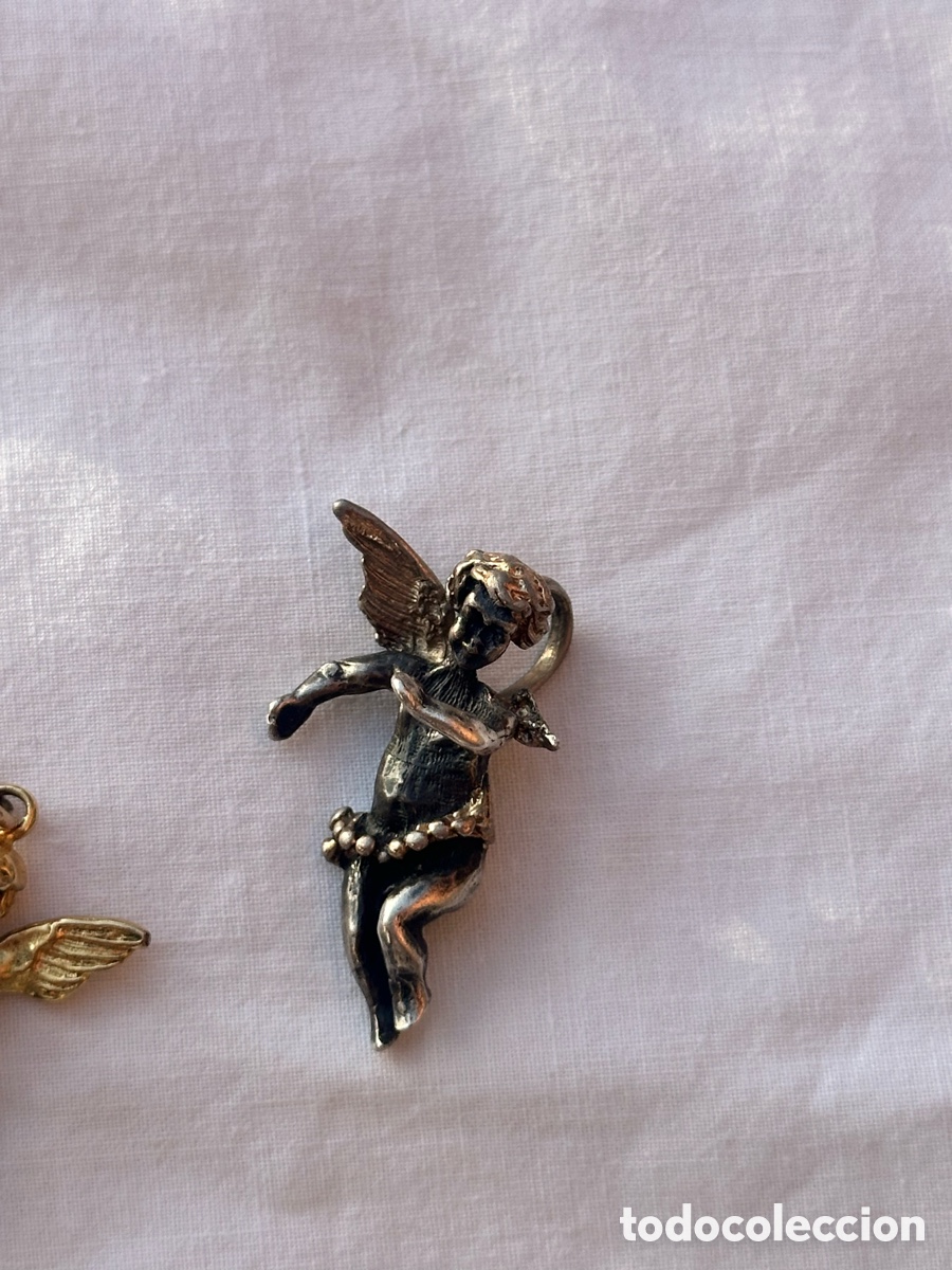 Joyeria: Pareja colgantes angelitos querubines - Foto 3
