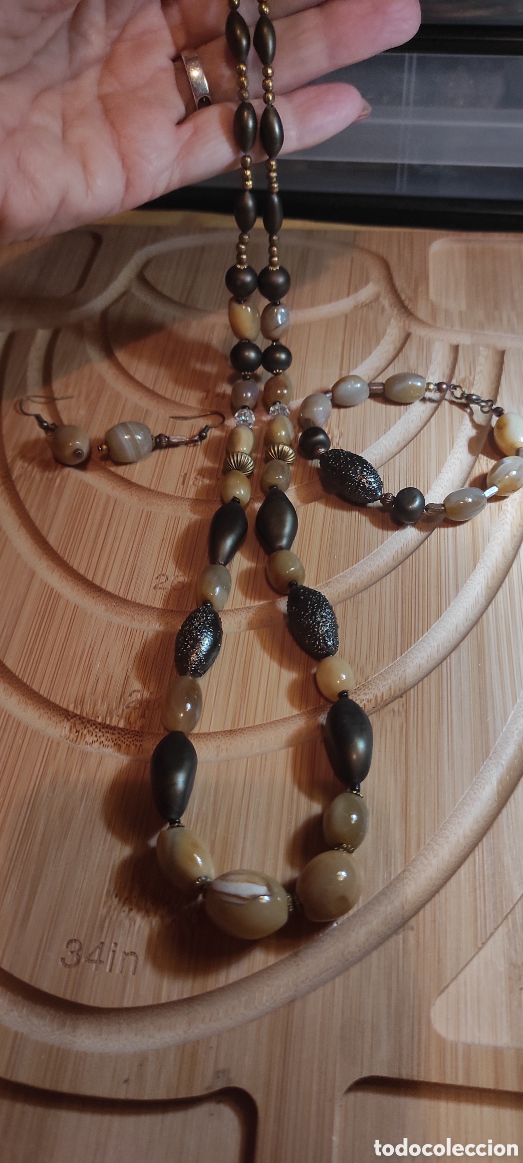 Joyeria: Conjunto de &Aacute;gatas naturales - Foto 2