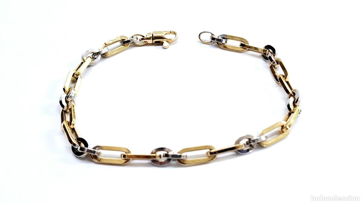 Joyeria: PRECIOSA PULSERA BICOLOR DE ORO DE LEY - Foto 3