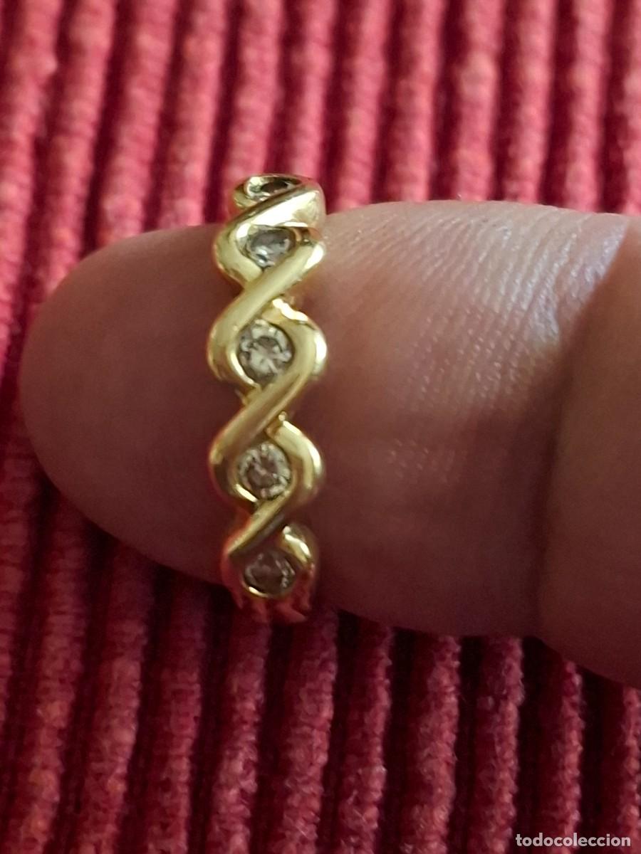 Joyeria: ANILLO DE ORO DE 18 QUILATES Y BRILLANTES - Foto 4