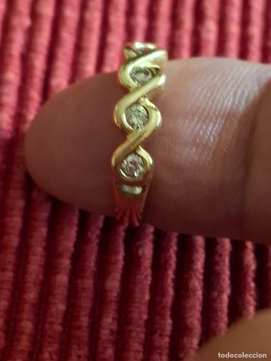 Joyeria: ANILLO DE ORO DE 18 QUILATES Y BRILLANTES - Foto 5