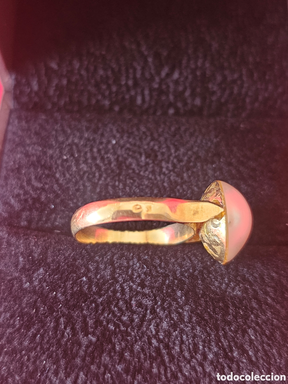 Joyeria: Anillo oro de ley con Perla Japonesa original - Foto 5