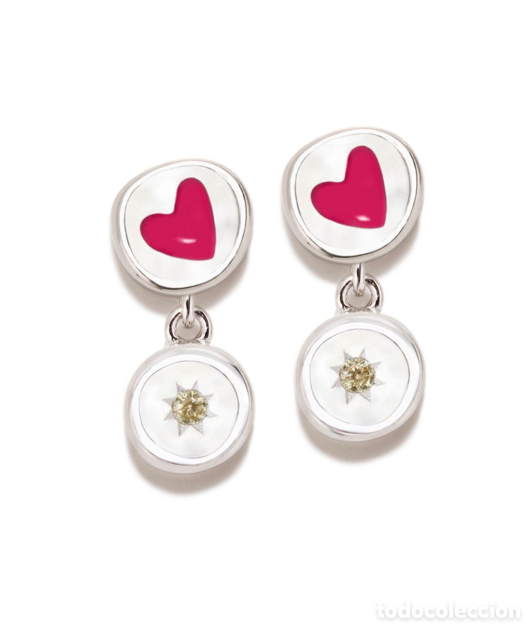 Joyeria: PRECIOSOS PENDIENTES DE PLATA DE AGATHA RUIZ DE LA PRADA. REF S5 MARCAS ARP - Foto 1
