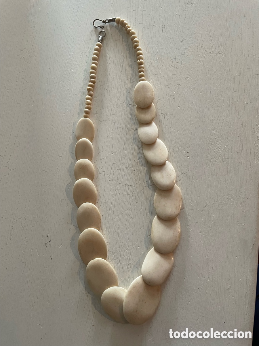 Joyeria: Collar vintage de hueso - Foto 1