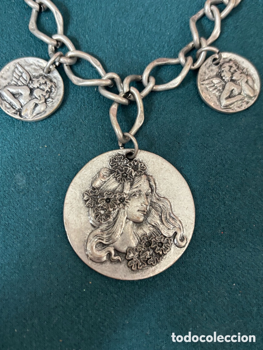 Joyeria: Pulsera de metal plateado - Foto 2