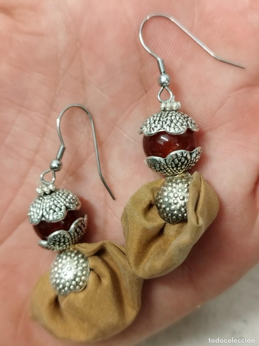 Joyeria: Antigua pareja de pendientes. - Foto 3