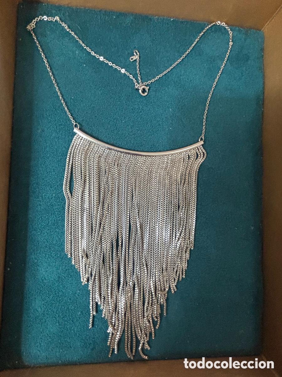 Joyeria: Gargantilla plateada de cadenas - Foto 1