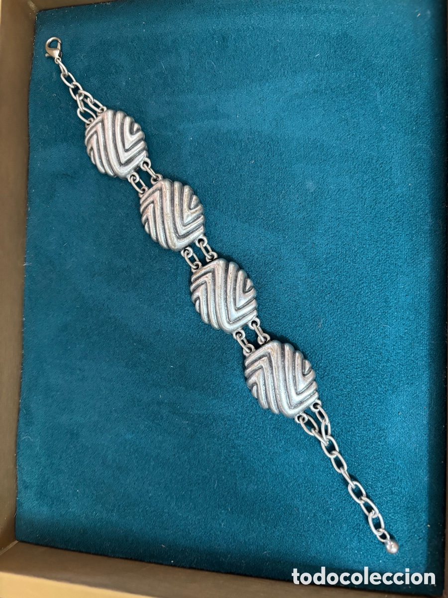 Joyeria: Pulsera de metal plateado - Foto 1