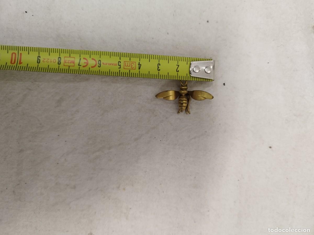 Joyeria: Antiguo abeja de broche, en bronce o laton. - Foto 7