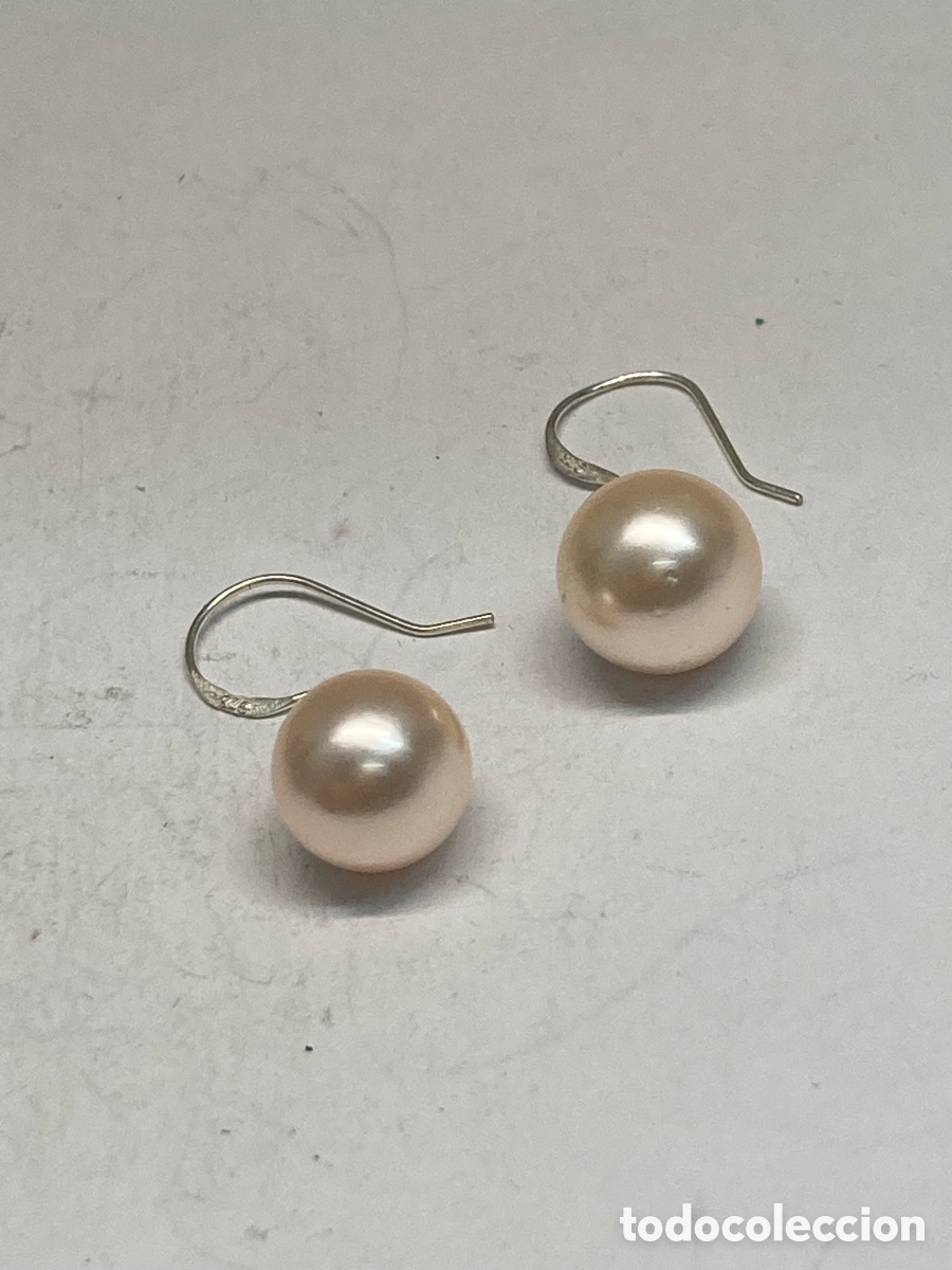 Joyeria: Pendientes de plata y perla P242 - Foto 1