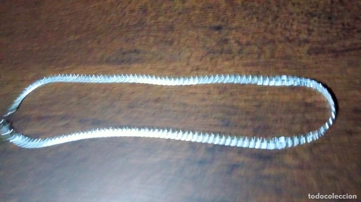 Joyeria: cadena plateada-nueva -50 cm - Foto 2
