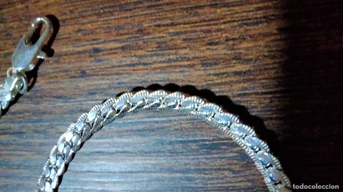 Joyeria: cadena plateada-nueva -50 cm - Foto 3
