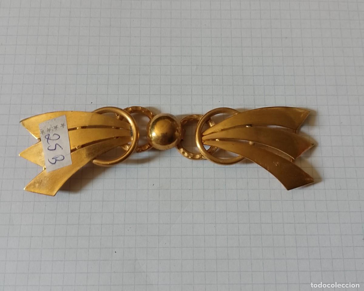 Joyeria: Broche articulado, dorado - Foto 1