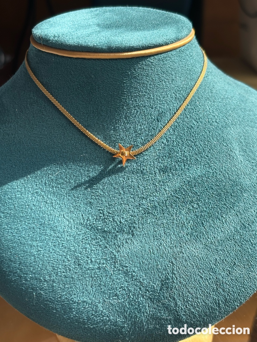 Joyeria: Gargantilla de metal dorado - Foto 2