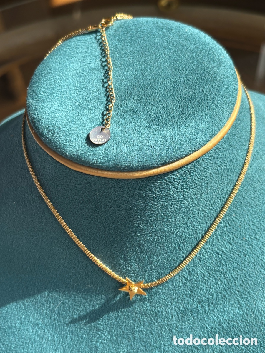 Joyeria: Gargantilla de metal dorado - Foto 1