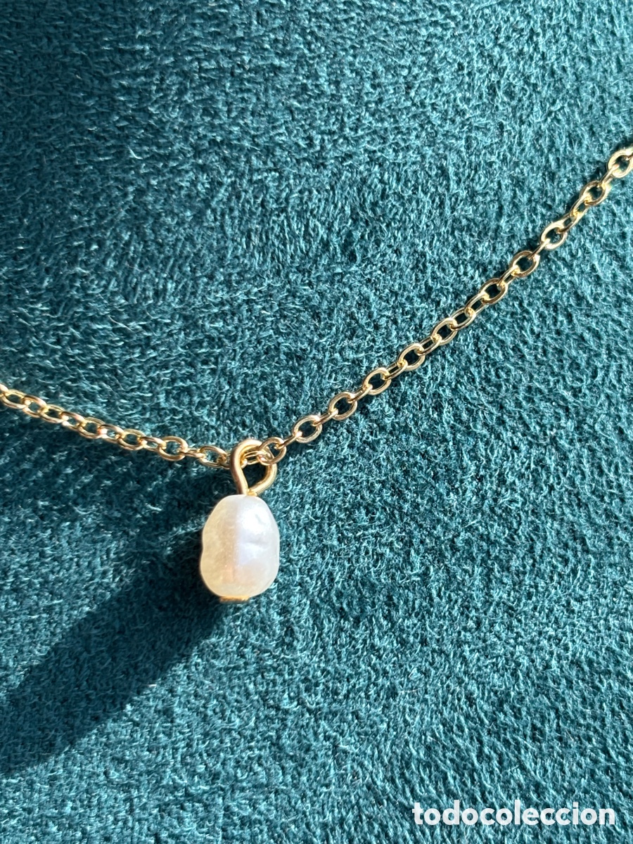 Joyeria: Cadena con perla de imitaci&oacute;n - Foto 2