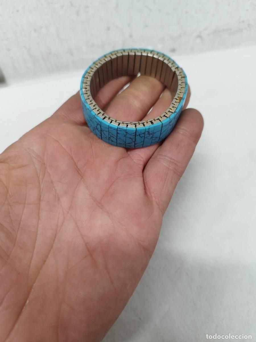 Joyeria: Antigua pulsera tipo correa de reloj. - Foto 1