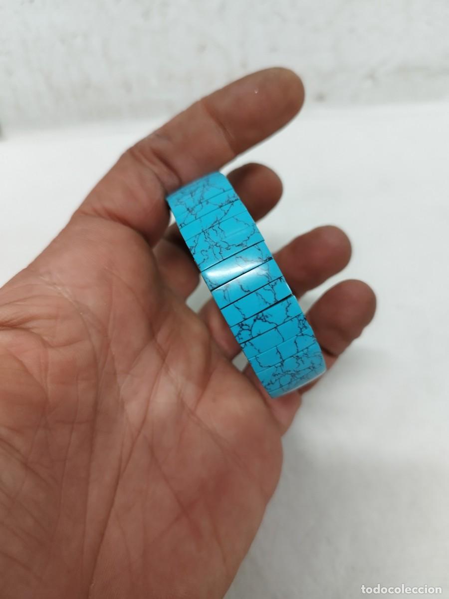 Joyeria: Antigua pulsera tipo correa de reloj. - Foto 4