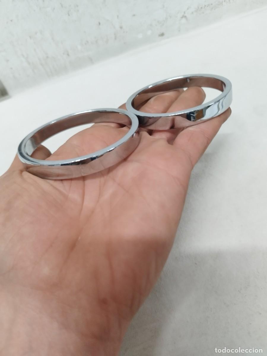 Joyeria: Pareja de Antiguas pulseras plateadas. - Foto 1