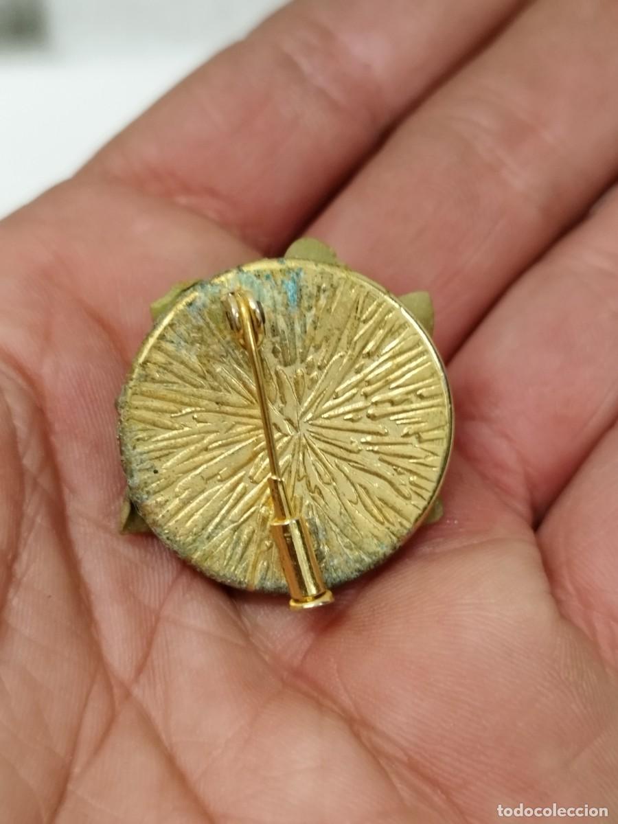 Joyeria: Antiguo broche de flores. - Foto 3