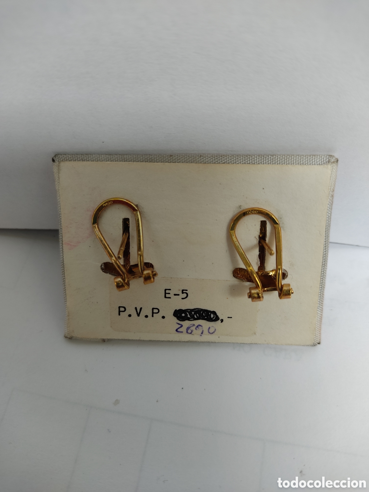 Joyeria: Pendientes chapados en oro - Foto 3