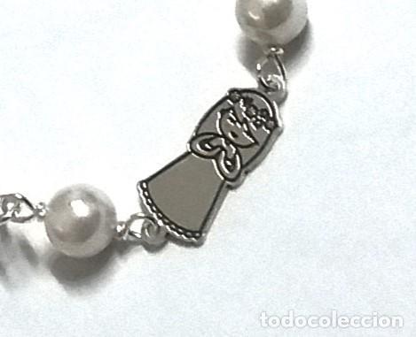 Joyeria: Pulsera de comuni&oacute;n con ni&ntilde;a, Plata y perlas - Foto 1
