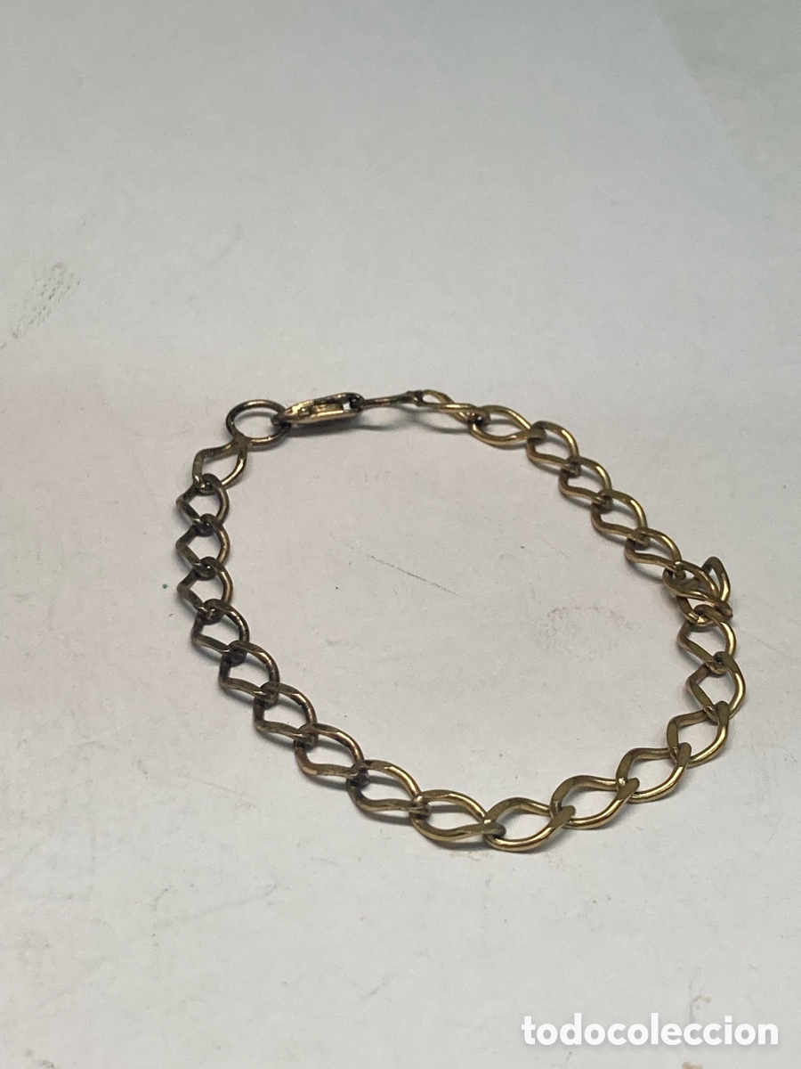 Joyeria: Pulsera de plata dorado Pul283 - Foto 1