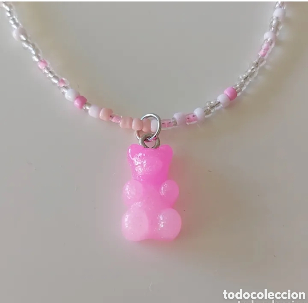 Joyeria: BONITO COLLAR DE CUENTAS CON OSITO HARIBO. REF S6 EOS COLLARES - Foto 1