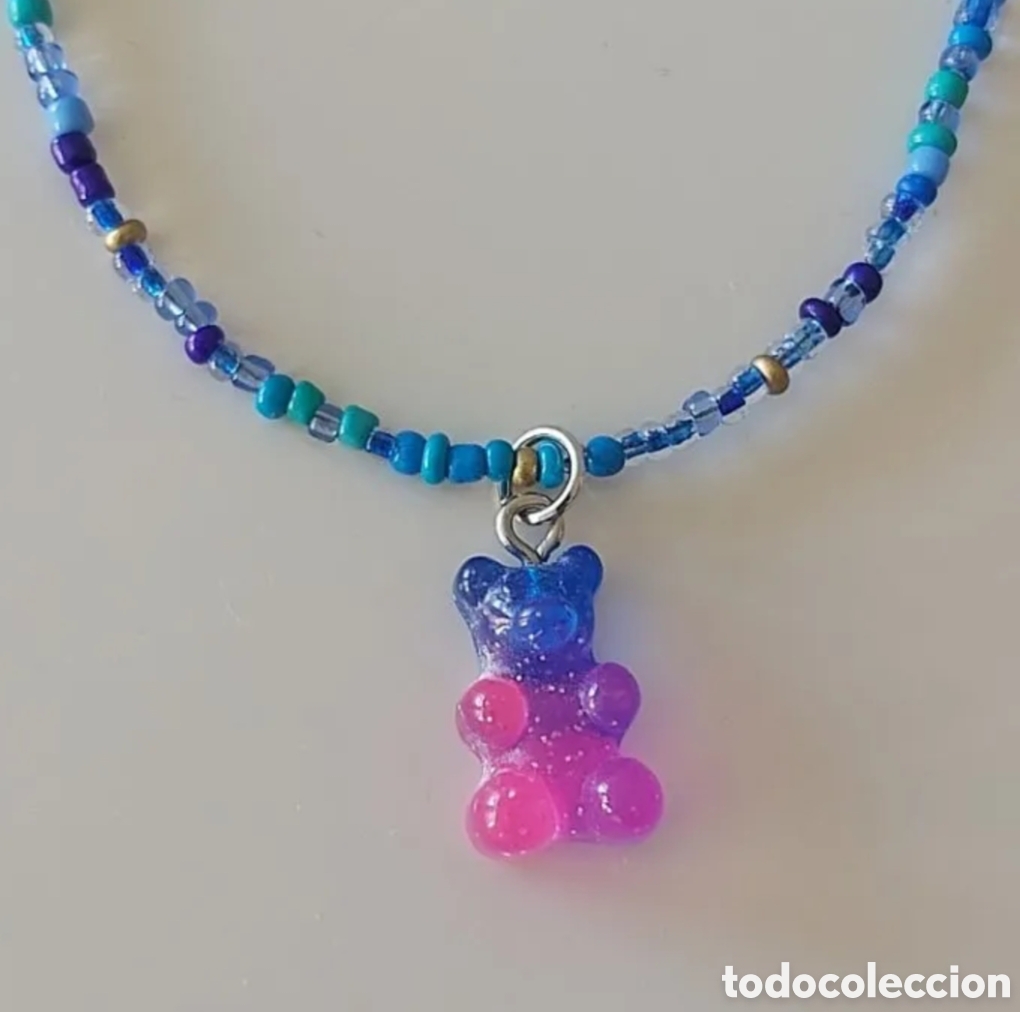 Joyeria: BONITO COLLAR DE CUENTAS CON OSITO HARIBO. REF S6 EOS COLLARES - Foto 1