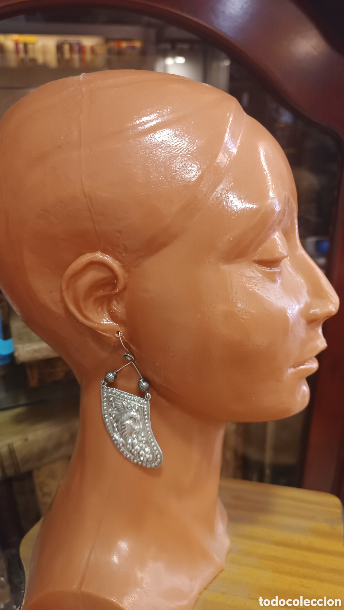 Joyeria: Pendientes de plata &eacute;tnicos. Vintage. - Foto 5