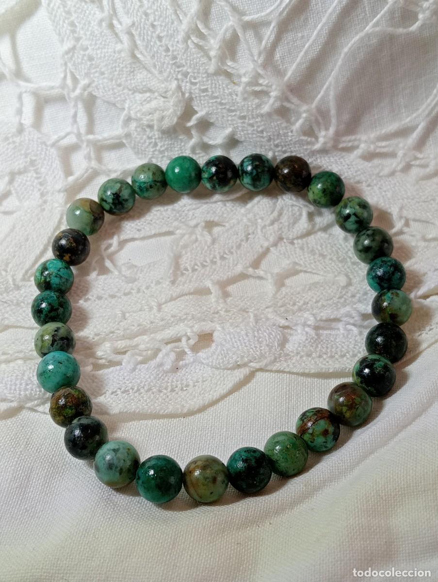 Joyeria: PULSERA DE TURQUESA AFRICANA NATURAL (SIN USAR) - Foto 1