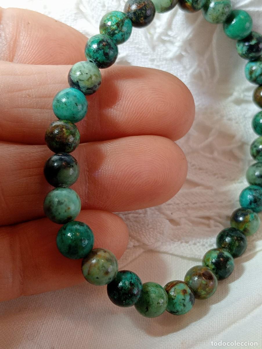 Joyeria: PULSERA DE TURQUESA AFRICANA NATURAL (SIN USAR) - Foto 2