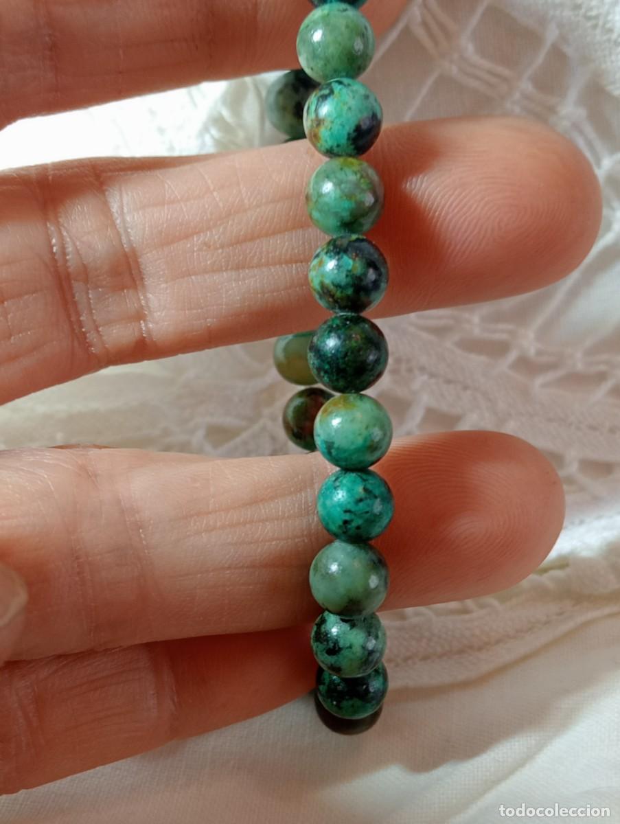 Joyeria: PULSERA DE TURQUESA AFRICANA NATURAL (SIN USAR) - Foto 3