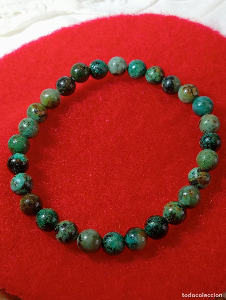 Joyeria: PULSERA DE TURQUESA AFRICANA NATURAL (SIN USAR) - Foto 4