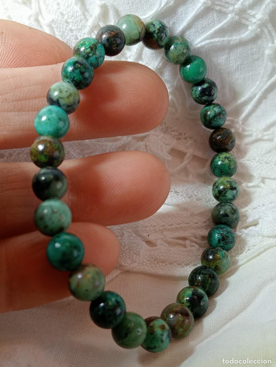 Joyeria: PULSERA DE TURQUESA AFRICANA NATURAL (SIN USAR) - Foto 5