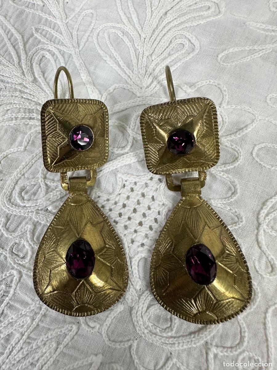 Joyeria: Pendientes de bot&oacute;n y almendra - Foto 1
