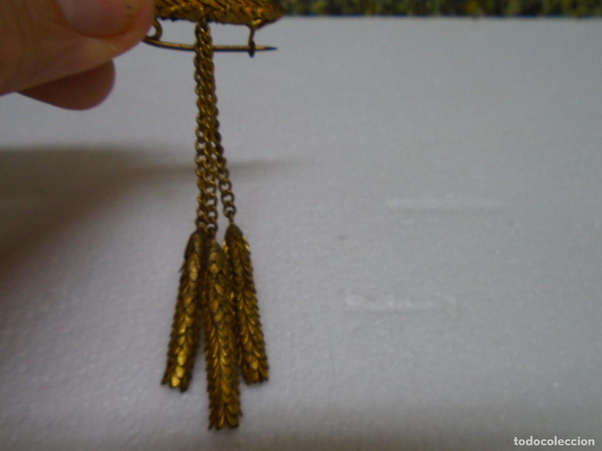 Joyeria: ANTIGUO BROCHE DE ALFILER DE SE&Ntilde;ORA. - Foto 3