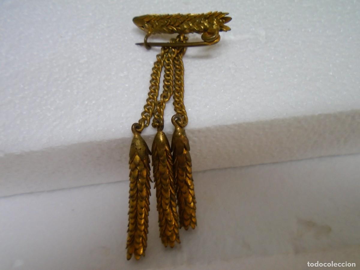 Joyeria: ANTIGUO BROCHE DE ALFILER DE SE&Ntilde;ORA. - Foto 4